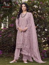 R 1255 By Shree Organza Embroidery Pakistani Suits Wholesale Shop In Surat